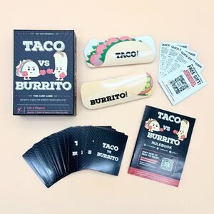 Taco vs Burrito Card Game Hot Taco Complete Family Party Strategy Game Ages 7+